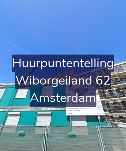 Foto gevel Huurpuntentelling voor Wiborgeiland 62, Amsterdam