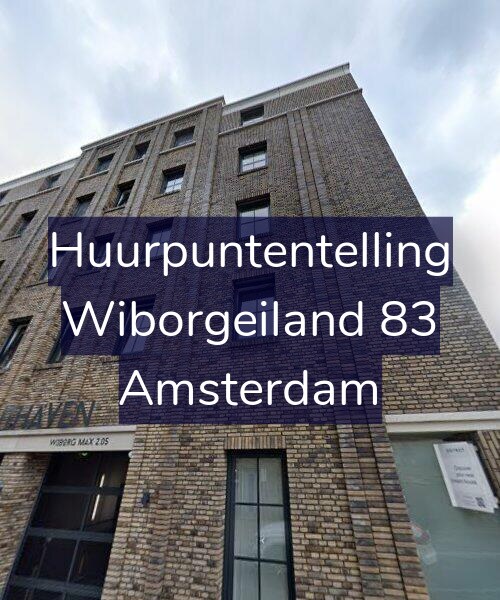 Foto gevel Huurpuntentelling voor Wiborgeiland 83, Amsterdam