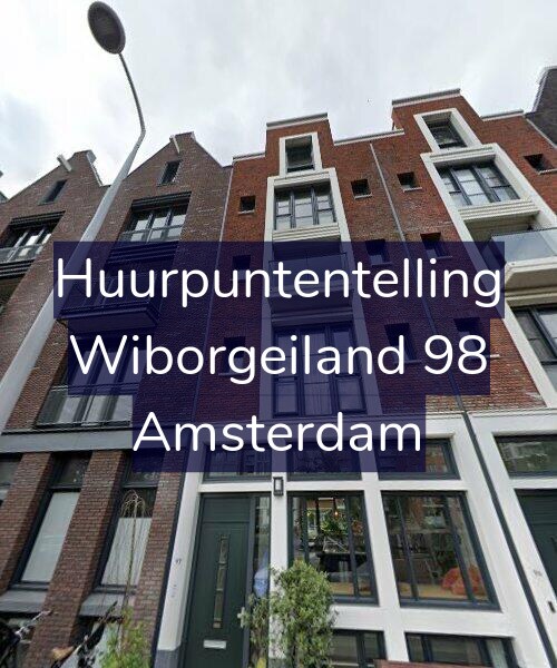 Foto gevel Huurpuntentelling voor Wiborgeiland 98, Amsterdam