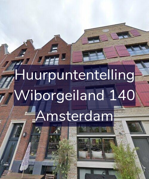 Foto gevel Huurpuntentelling voor Wiborgeiland 140, Amsterdam