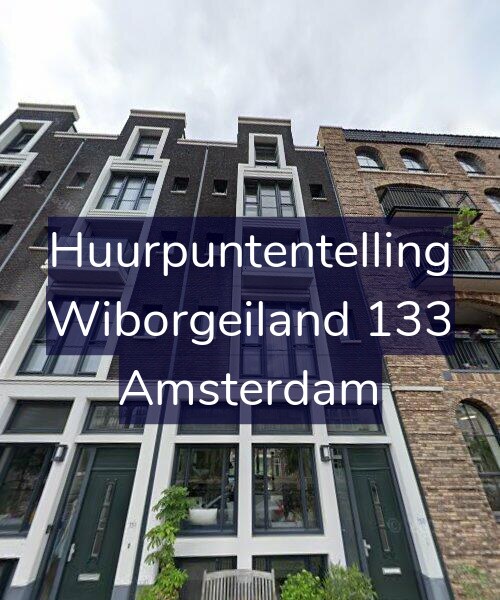 Foto gevel Huurpuntentelling voor Wiborgeiland 133, Amsterdam