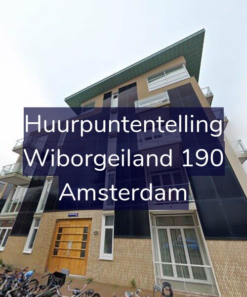 Foto gevel Huurpuntentelling voor Wiborgeiland 190, Amsterdam