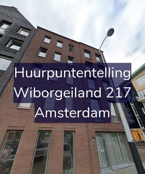 Foto gevel Huurpuntentelling voor Wiborgeiland 217, Amsterdam