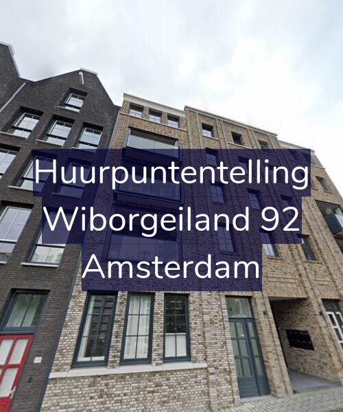 Foto gevel Huurpuntentelling voor Wiborgeiland 92, Amsterdam