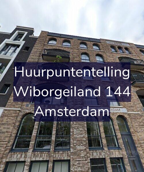 Foto gevel Huurpuntentelling voor Wiborgeiland 144, Amsterdam
