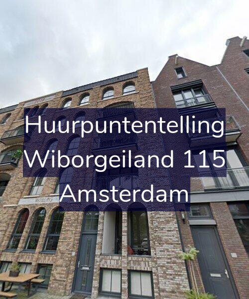 Foto gevel Huurpuntentelling voor Wiborgeiland 115, Amsterdam