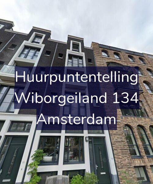 Foto gevel Huurpuntentelling voor Wiborgeiland 134, Amsterdam