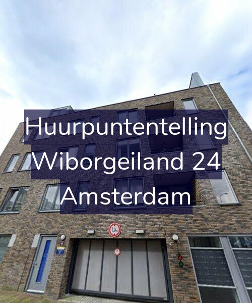 Foto gevel Huurpuntentelling voor Wiborgeiland 24, Amsterdam