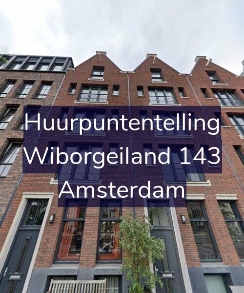 Foto gevel Huurpuntentelling voor Wiborgeiland 143, Amsterdam
