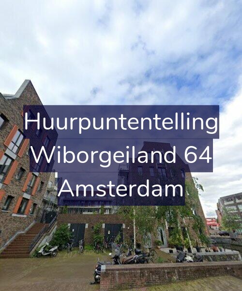 Foto gevel Huurpuntentelling voor Wiborgeiland 64, Amsterdam