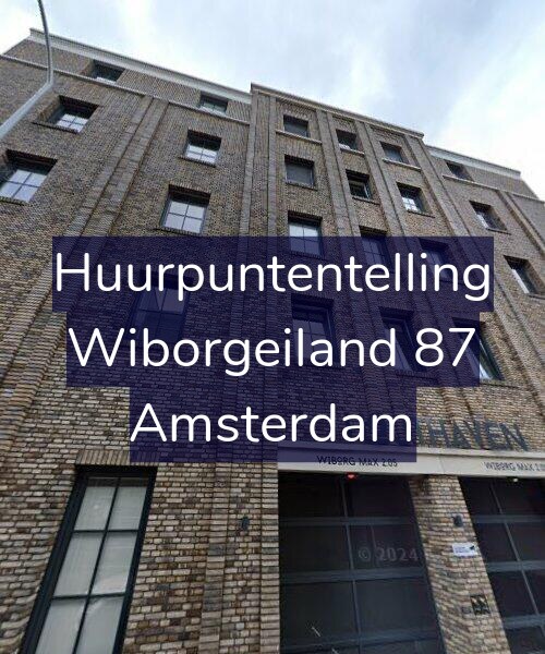 Foto gevel Huurpuntentelling voor Wiborgeiland 87, Amsterdam