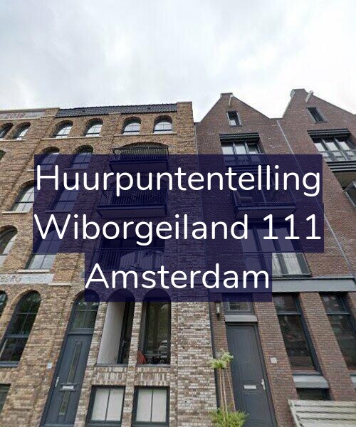 Foto gevel Huurpuntentelling voor Wiborgeiland 111, Amsterdam