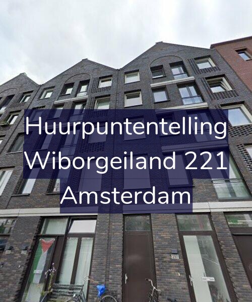 Foto gevel Huurpuntentelling voor Wiborgeiland 221, Amsterdam
