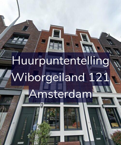 Foto gevel Huurpuntentelling voor Wiborgeiland 121, Amsterdam