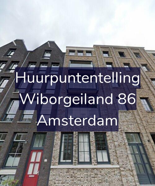 Foto gevel Huurpuntentelling voor Wiborgeiland 86, Amsterdam