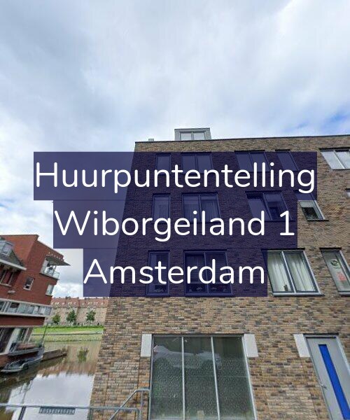 Foto gevel Huurpuntentelling voor Wiborgeiland 1, Amsterdam