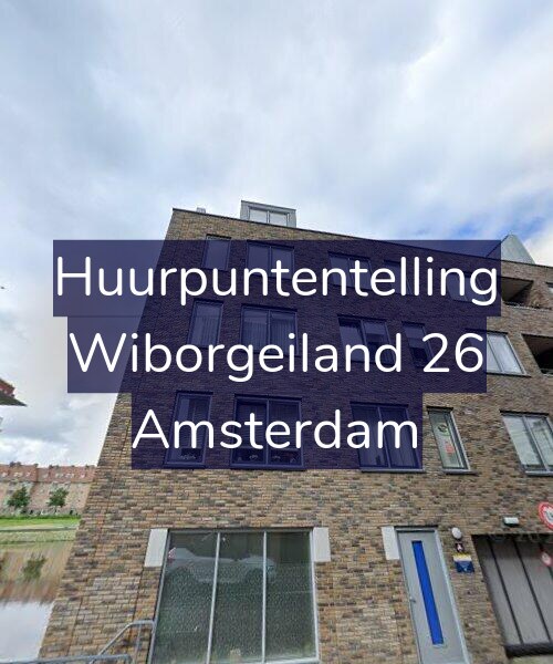 Foto gevel Huurpuntentelling voor Wiborgeiland 26, Amsterdam