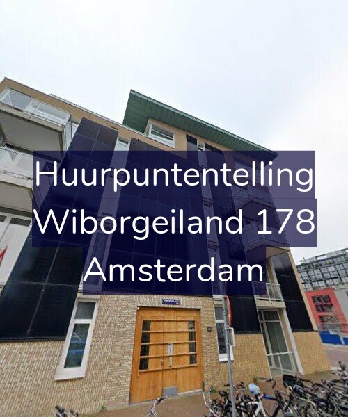 Foto gevel Huurpuntentelling voor Wiborgeiland 178, Amsterdam