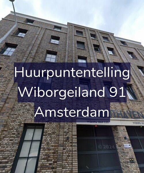 Foto gevel Huurpuntentelling voor Wiborgeiland 91, Amsterdam