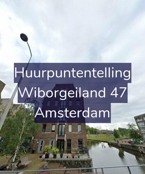 Foto gevel Huurpuntentelling voor Wiborgeiland 47, Amsterdam