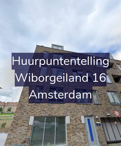 Foto gevel Huurpuntentelling voor Wiborgeiland 16, Amsterdam