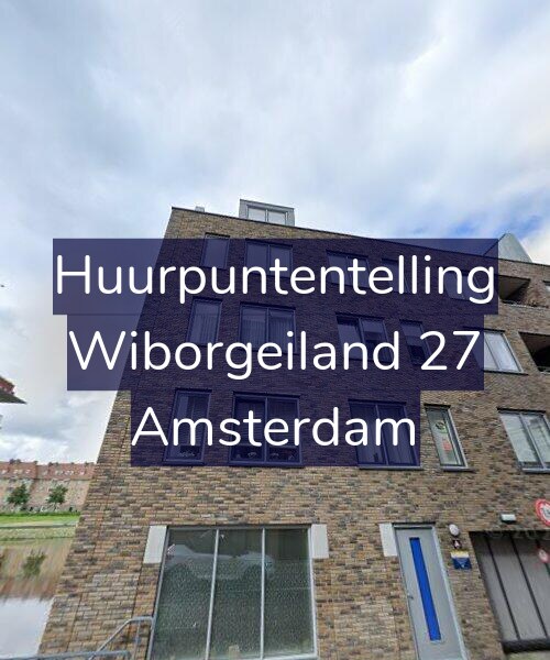 Foto gevel Huurpuntentelling voor Wiborgeiland 27, Amsterdam