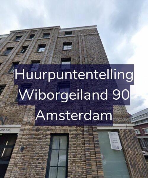 Foto gevel Huurpuntentelling voor Wiborgeiland 90, Amsterdam