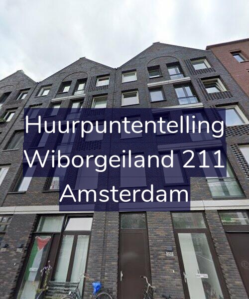 Foto gevel Huurpuntentelling voor Wiborgeiland 211, Amsterdam