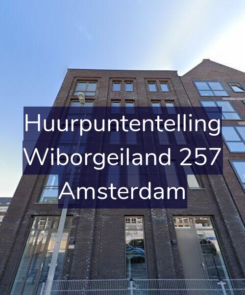 Foto gevel Huurpuntentelling voor Wiborgeiland 257, Amsterdam