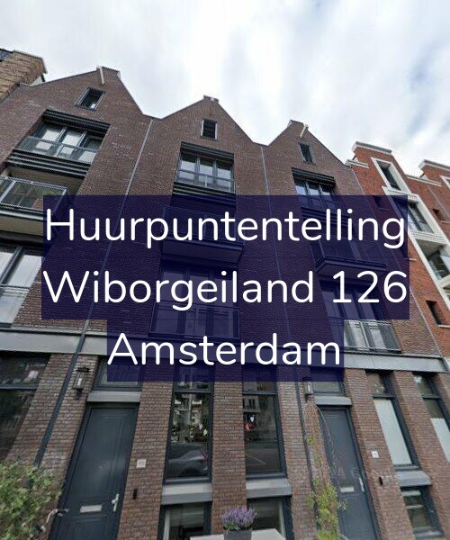 Foto gevel Huurpuntentelling voor Wiborgeiland 126, Amsterdam