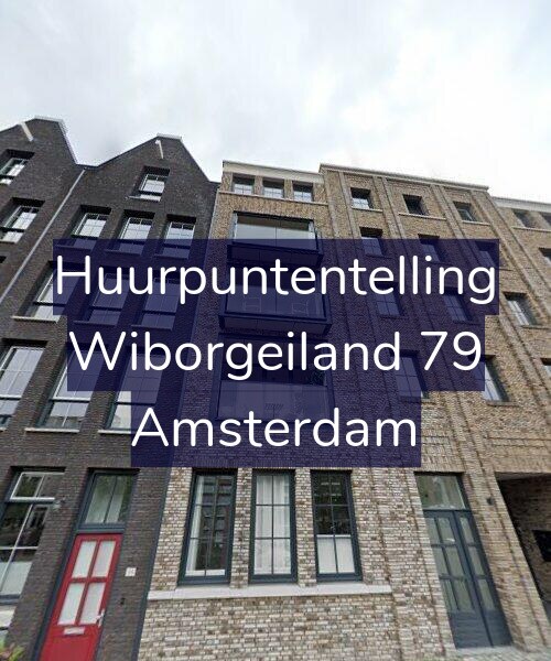 Foto gevel Huurpuntentelling voor Wiborgeiland 79, Amsterdam