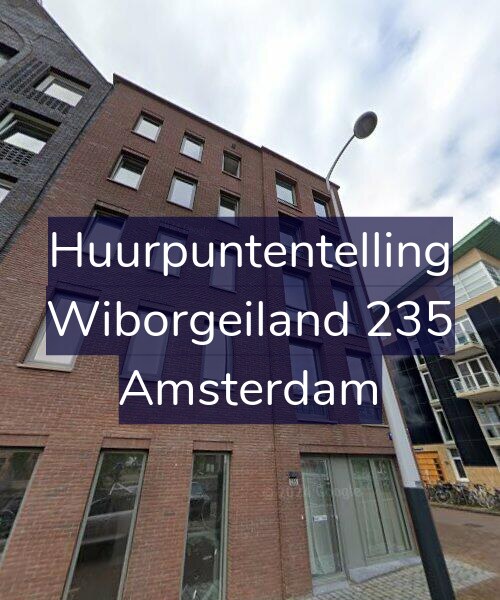 Foto gevel Huurpuntentelling voor Wiborgeiland 235, Amsterdam