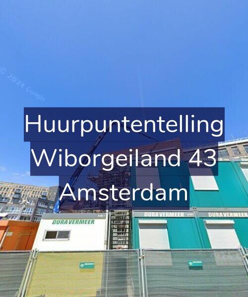 Foto gevel Huurpuntentelling voor Wiborgeiland 43, Amsterdam