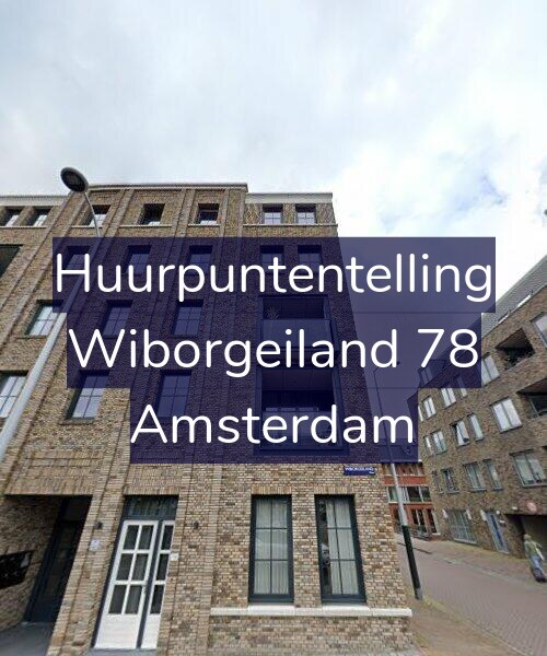 Foto gevel Huurpuntentelling voor Wiborgeiland 78, Amsterdam