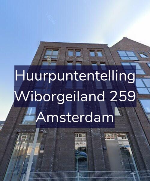 Foto gevel Huurpuntentelling voor Wiborgeiland 259, Amsterdam