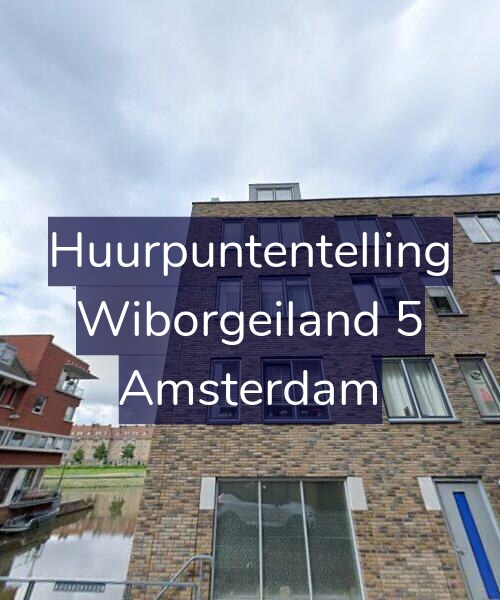 Foto gevel Huurpuntentelling voor Wiborgeiland 5, Amsterdam