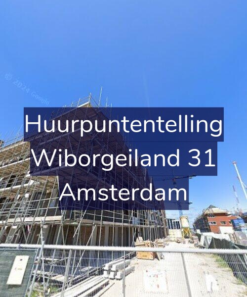 Foto gevel Huurpuntentelling voor Wiborgeiland 31, Amsterdam