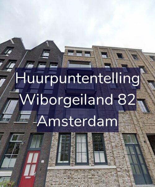 Foto gevel Huurpuntentelling voor Wiborgeiland 82, Amsterdam