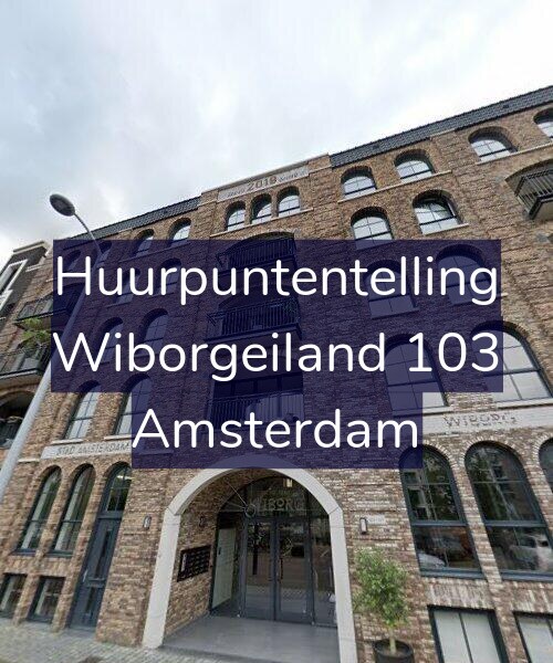 Foto gevel Huurpuntentelling voor Wiborgeiland 103, Amsterdam