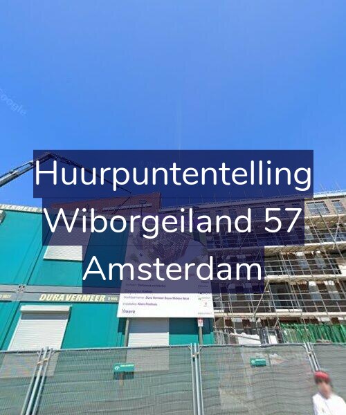 Foto gevel Huurpuntentelling voor Wiborgeiland 57, Amsterdam