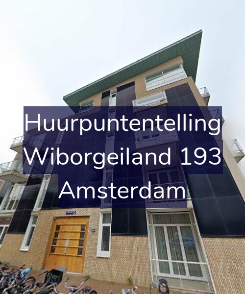 Foto gevel Huurpuntentelling voor Wiborgeiland 193, Amsterdam