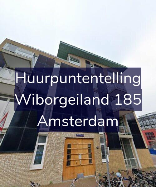 Foto gevel Huurpuntentelling voor Wiborgeiland 185, Amsterdam