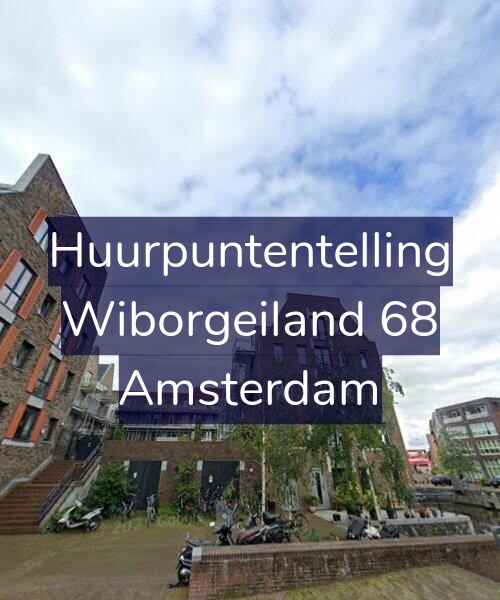 Foto gevel Huurpuntentelling voor Wiborgeiland 68, Amsterdam