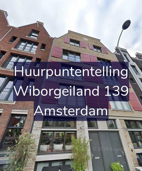 Foto gevel Huurpuntentelling voor Wiborgeiland 139, Amsterdam