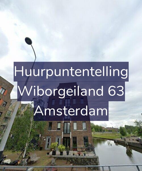 Foto gevel Huurpuntentelling voor Wiborgeiland 63, Amsterdam