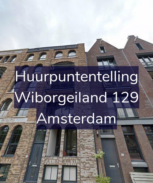 Foto gevel Huurpuntentelling voor Wiborgeiland 129, Amsterdam