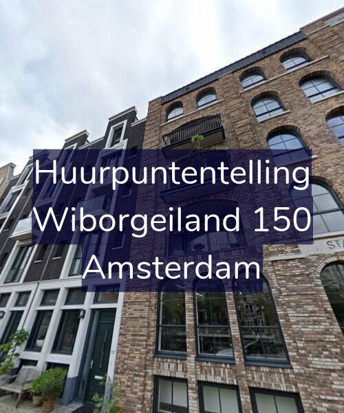 Foto gevel Huurpuntentelling voor Wiborgeiland 150, Amsterdam