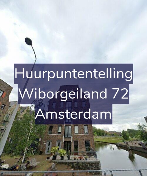 Foto gevel Huurpuntentelling voor Wiborgeiland 72, Amsterdam