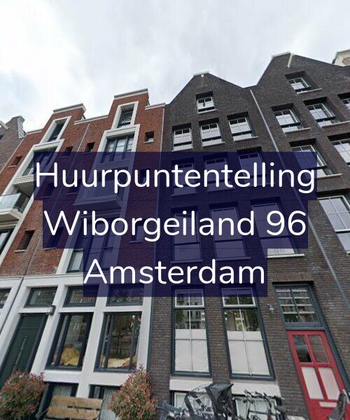 Foto gevel Huurpuntentelling voor Wiborgeiland 96, Amsterdam