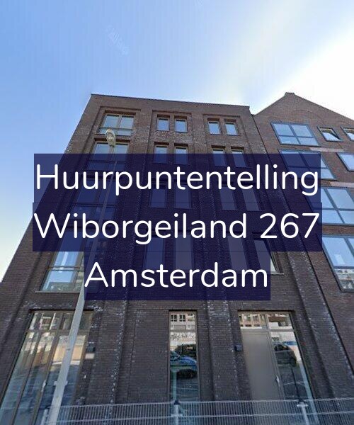 Foto gevel Huurpuntentelling voor Wiborgeiland 267, Amsterdam
